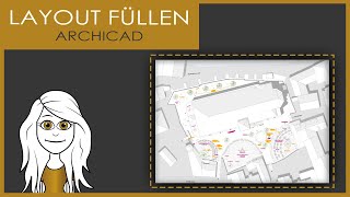 FEHLER VERMEIDEN Zeichnung auf Layout RICHTIG platzieren amp bearbeiten ArchiCAD 27 Tutorial [upl. by Ajnin980]