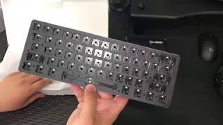 Glorious GMMK 60 Keyboard Unboxing and build Great Modular 60 Keyboard [upl. by Ahsatsana859]