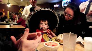 2yr old birthday at mexican restaurant [upl. by Akiaki]