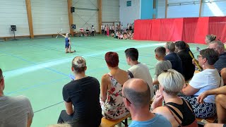 Le club de twirling de Woustviller a présenté son gala annuel [upl. by Nalhsa]