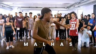 Deejay EddyBeatz  MALHAS  Afro Dance Choreography [upl. by Norean]