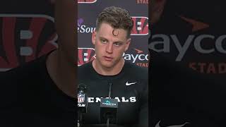 JOE BURROW HAD TO CALL OUT A REPORTER DURING HIS PRESS CONFERENCE AFTER HE INTERUPTED HIM TALKING [upl. by Lagiba]