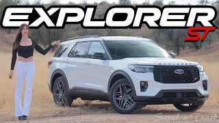 400 Horsepower Sleeper  2025 Ford Explorer ST Review [upl. by Esialb]