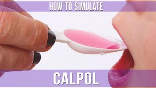 How to make Calpol paracetamol suspension  for simulation [upl. by Edelstein]