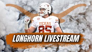 Longhorn Livestream  Justus Terry SIGNS  SEC Championship  Texas Longhorns vs Georgia Bulldogs [upl. by Mitchiner]