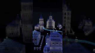 【マイクラ 建築 ガラスの家】幻想的な夜 マイクラ minecraft マインクラフト マイクラ建築 [upl. by Fabrin728]