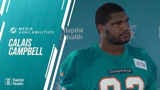 Calais Campbell This Defense is UNIQUE l Miami Dolphins [upl. by Helmer428]