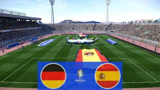 Spain vs Germany  EURO 2024 Quarter Finals Match Full Match  Highlights  Skillful PES Gameplay [upl. by Rodriguez]