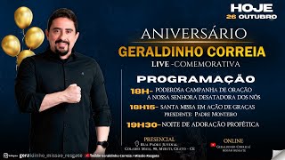 LIVE COMEMORATIVA I ANIVERSÁRIO GERALDINHO CORREIA [upl. by Maryl]