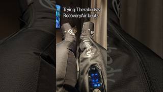 Trying Therabodys RecoveryAir Compression Boots After the Chicago Marathon [upl. by Dougal]