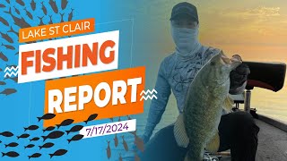 The Lake St Clair Fishing Report 7172024 [upl. by Scheider]