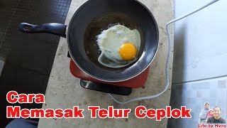 Cara Memasak Telur Ceplok Pakai Kompor Listrik [upl. by Ainat555]