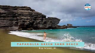 Hiking to Papakolea Green Sand Beach  Big Island Hawaii [upl. by Abram]