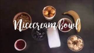 Vegan nice cream recipe served in a coconut shell bowl [upl. by Nossyla]