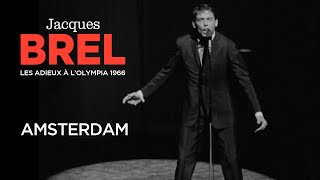 Jacques Brel  Amsterdam Live officiel Les Adieux à l’Olympia 1966 [upl. by Blithe]