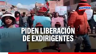 🔴🔵Apurímac Marchan pidiendo liberación de exdirigentes sentenciados por conflicto con Las Bambas [upl. by Rempe487]