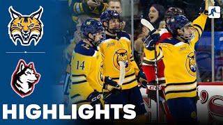 Quinnipiac vs Northeastern  NCAA College Hockey  Highlights  October 06 2024 [upl. by Haneeja]