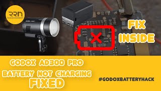 Godox AD300 Battery WB30P Not charging  FIXED [upl. by Ykciv]