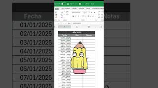 AGENDA en EXCEL superexcel [upl. by Melanie489]