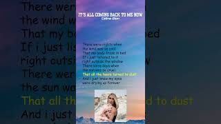 Céline Dion  Its All Coming Back to Me Now Lyrics shorts [upl. by Eisen]