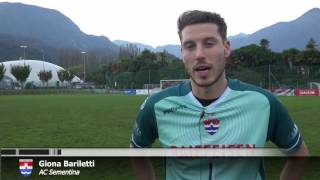 Intervista a Giona Bariletti AC Sementina [upl. by Neehar]