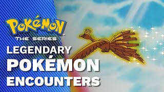 EVERY First Legendary Pokémon Encounter 🔎  Pokémon the Series [upl. by Aitnis]