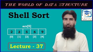 Shell Sort Algorithm with Code  DSampA LECTURE – 37 [upl. by Ardnik843]