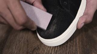 How to Clean Suede Sneakers with Clyde [upl. by Enohsal]