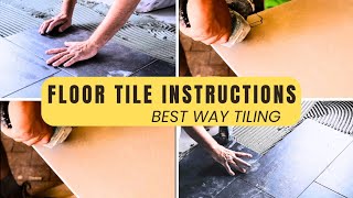 Floor Tile Installation  Floor Tiling  Floor Screeding  Lay A Floor Screed [upl. by Sampson]