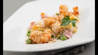 Receta de Arroz frito tres delicias  Karlos Arguiñano [upl. by Jorry]