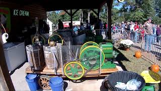 North Carolina State Fair 2017  John Deere Hit and Miss Engines Making Ice Cream  Oct 18 2017 [upl. by Hutton]