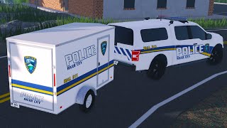 ERLC Police Week update 3  trailers duty belts amp PD customisation [upl. by Aynwad]