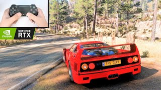 Ferrari F40  Forza Horizon 5  DUALSHOCK 4 Game Play [upl. by Missy902]