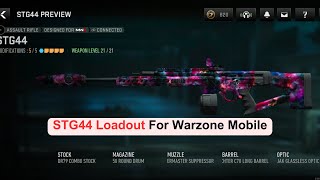 STG44 loadout for Warzone Mobile [upl. by Aikim]