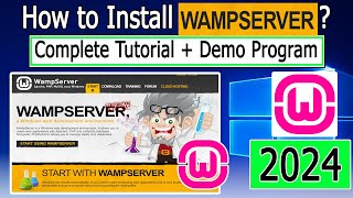 How to Install WAMP Server on Windows 1011  2024 Update  Complete Guide [upl. by Nanam88]