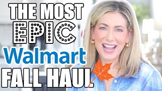 The Most EPIC Walmart Fall Fashion Haul OF ALL TIME [upl. by Lozar]