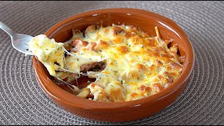 😱 NUNCA HE COMIDO CHAMPIÑONES TAN RICOS❗️Cazuela de champiñones al horno con jamón y queso [upl. by Akessej774]