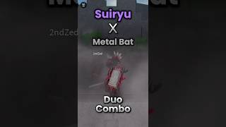 Suiryu X Metal Bat Combo The Strongest Battleground thestrongestbattlegrounds roblox pvp [upl. by Nolana]