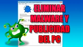 Como Eliminar Malware y Publicidad de los PC y Navegadores ADW CLEANER [upl. by Castera]