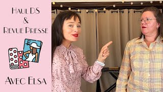 Haul Tissus et revue de presse ft Elsa [upl. by Cissej]