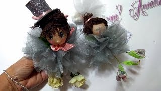 Pigottina in tulle facilisima semplice plastic doll [upl. by Felicdad933]