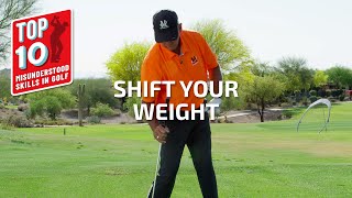 Shift Your Weight  The 4 Misunderstood Skill In Golf  Malaska Golf [upl. by Curran]