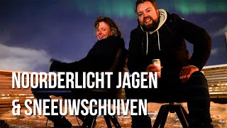 VLOG Noorderlicht jagen en sneeuwschuiven in Tromsø [upl. by Yerdna]