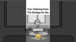 Ordering from Bodega animation funnyvideo gplus comedy [upl. by Meave]