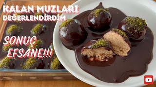 MUZUN VARSA HEMEN DENE❗️HARİKA BİR LEZZET❗️MUZLU BİSKÜVİLİ TOPLAR 💯👌 [upl. by Jude]