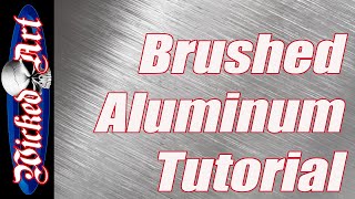 Airbrush Tutorial Brushed Aluminum [upl. by Retsehc]