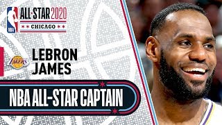 LeBron James 2020 AllStar Captain  201920 NBA Season [upl. by Nertie]