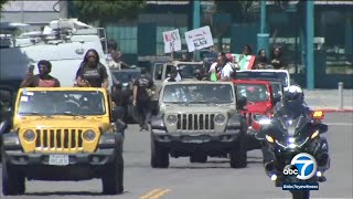 Juneteenth holiday parade and celebrations bring out large festive crowds in SoCal  ABC7 [upl. by Anyer]