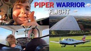 Piper Warrior Flight Experience  Wolverhampton Halfpenny Green Airport [upl. by Mauldon]