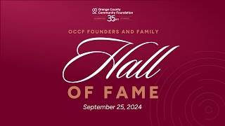 OCCF Hall of Fame 2024 Highlights [upl. by Sadiras659]